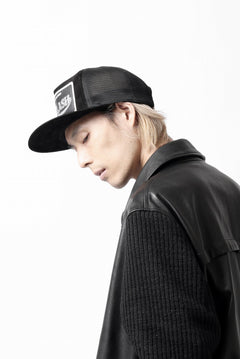 Load image into Gallery viewer, ISAMU KATAYAMA BACKLASH KANGAROO SUEDE MESH CAP (BLACK)