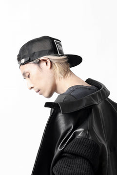 Load image into Gallery viewer, ISAMU KATAYAMA BACKLASH KANGAROO SUEDE MESH CAP (BLACK)
