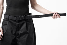 画像をギャラリービューアに読み込む, PAL OFFNER WIDE BELT / CALF LEATHER (BLACK)