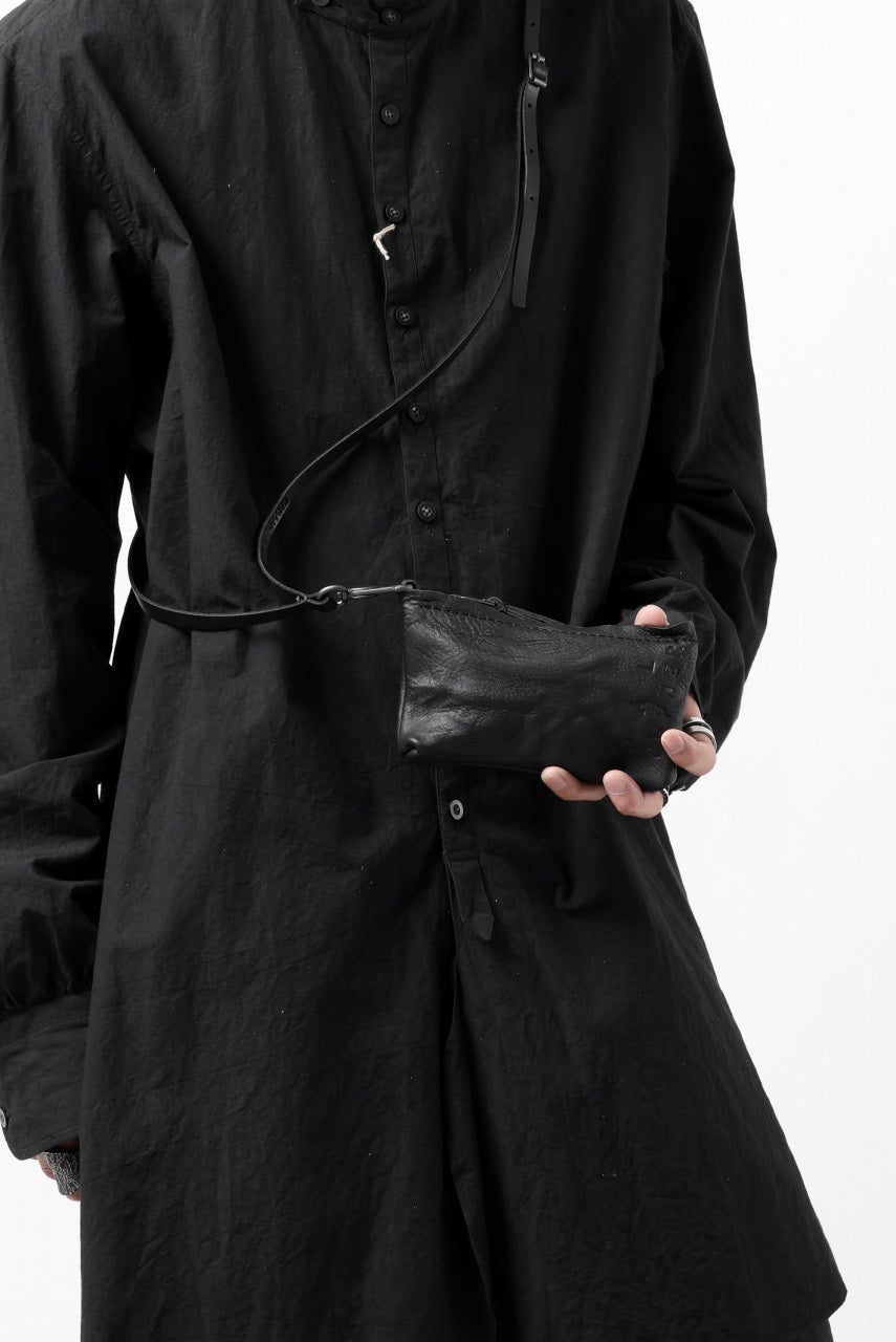 画像をギャラリービューアに読み込む, PAL OFFNER KEY BAG with STRAP HOLDER / CALF LEATHER (BLACK)