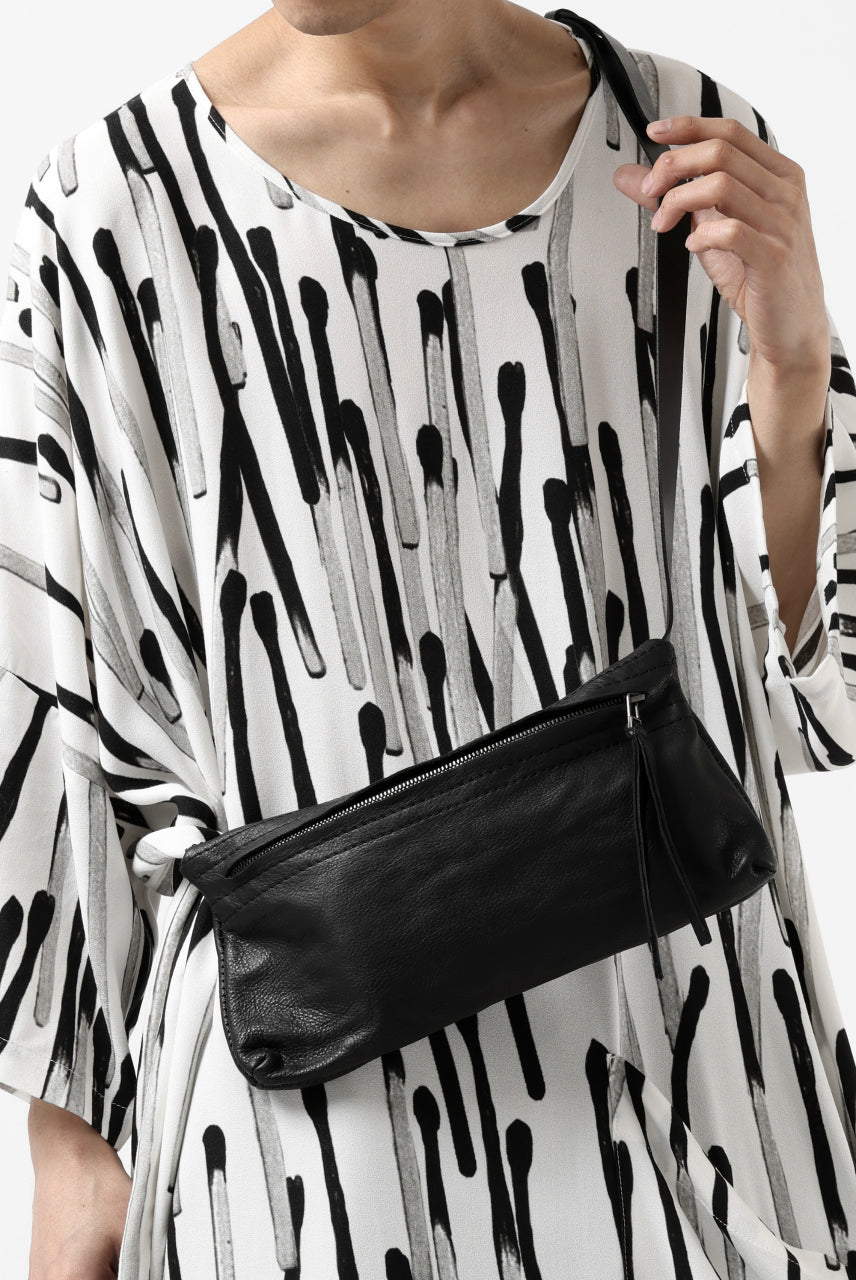 画像をギャラリービューアに読み込む, PAL OFFNER BELT BAG / CALF LEATHER (BLACK)