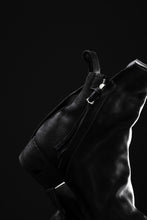 画像をギャラリービューアに読み込む, BORIS BIDJAN SABERI HORSE LEATHER SIDE ZIP BOOTS / OBJECT DYED & MOLDED "BOOT1-F2519M" (BLACK)