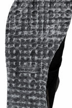 画像をギャラリービューアに読み込む, BORIS BIDJAN SABERI CANVAS FABRIC LACE UP MIDDLE BOOTS / OBJECT DYED & HAND-TREATED "BOOT4" (BLACK)