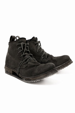 画像をギャラリービューアに読み込む, BORIS BIDJAN SABERI CANVAS FABRIC LACE UP MIDDLE BOOTS / OBJECT DYED & HAND-TREATED "BOOT4" (WEHR GRÜN)