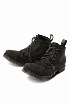 画像をギャラリービューアに読み込む, BORIS BIDJAN SABERI CANVAS FABRIC LACE UP MIDDLE BOOTS / OBJECT DYED & HAND-TREATED "BOOT4" (WEHR GRÜN)
