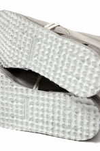 Load image into Gallery viewer, BORIS BIDJAN SABERI HORSE LEATHER LACE UP MIDDLE BOOTS / WASHED & HAND-TREATED "BOOT4" (LIGHT GREY)