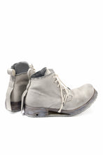 Load image into Gallery viewer, BORIS BIDJAN SABERI HORSE LEATHER LACE UP MIDDLE BOOTS / WASHED & HAND-TREATED "BOOT4" (LIGHT GREY)
