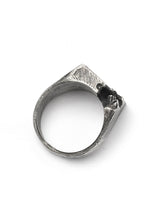 画像をギャラリービューアに読み込む, Holzpuppe Barnacle Deficiency Square Mark Silver Ring (BR-518)
