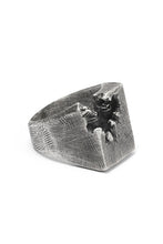 画像をギャラリービューアに読み込む, Holzpuppe Barnacle Deficiency Square Mark Silver Ring (BR-518)