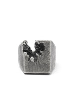 画像をギャラリービューアに読み込む, Holzpuppe Barnacle Deficiency Square Mark Silver Ring (BR-518)
