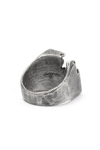 画像をギャラリービューアに読み込む, Holzpuppe Barnacle Deficiency Square Mark Silver Ring (BR-518)