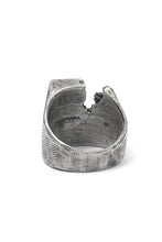 画像をギャラリービューアに読み込む, Holzpuppe Barnacle Deficiency Square Mark Silver Ring (BR-518)