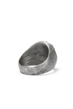 Load image into Gallery viewer, Holzpuppe Barnacle Vertical Oval Silver Ring (BR-519)