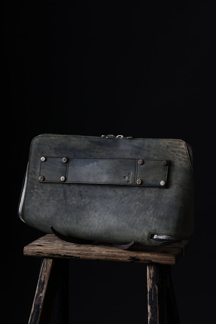 画像をギャラリービューアに読み込む, ierib onepiece clutch-bag / Marble Culatta (BLACK #B)