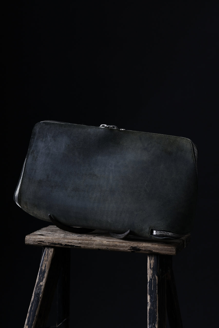 画像をギャラリービューアに読み込む, ierib onepiece clutch-bag / Marble Culatta (BLACK #B)