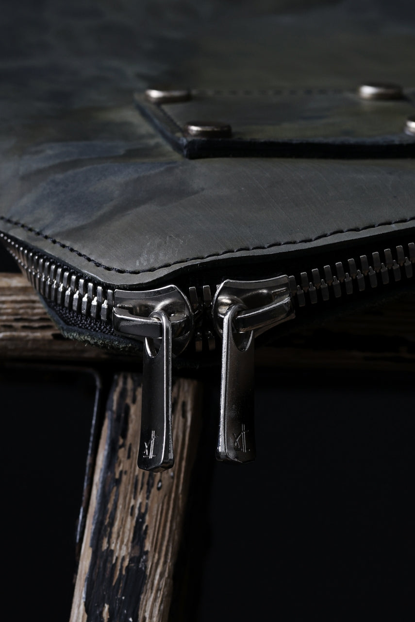 画像をギャラリービューアに読み込む, ierib onepiece clutch-bag / Marble Culatta (BLACK #C)