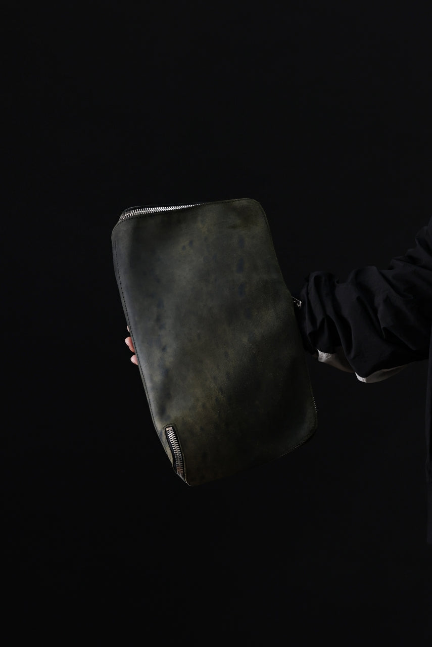 画像をギャラリービューアに読み込む, ierib onepiece clutch-bag / Marble Culatta (BLACK #C)