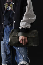 画像をギャラリービューアに読み込む, ierib onepiece clutch-bag / Marble Culatta (BLACK #C)