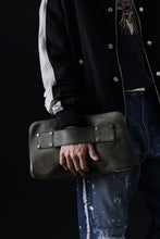 画像をギャラリービューアに読み込む, ierib onepiece clutch-bag / Marble Culatta (BLACK #C)