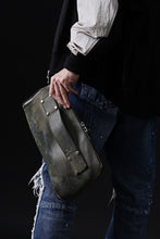 画像をギャラリービューアに読み込む, ierib onepiece clutch-bag / Marble Culatta (BLACK #C)