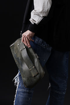 画像をギャラリービューアに読み込む, ierib onepiece clutch-bag / Marble Culatta (BLACK #C)