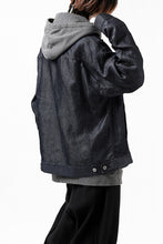 Load image into Gallery viewer, CAPERTICA BIG JEAN JACKET / LINEN DENIM (INDIGO)