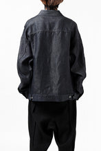 Load image into Gallery viewer, CAPERTICA BIG JEAN JACKET / LINEN DENIM (INDIGO)
