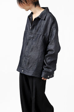 Load image into Gallery viewer, CAPERTICA BIG JEAN JACKET / LINEN DENIM (INDIGO)