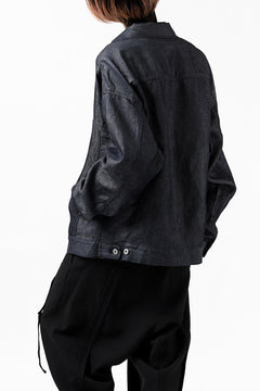 Load image into Gallery viewer, CAPERTICA BIG JEAN JACKET / LINEN DENIM (INDIGO)