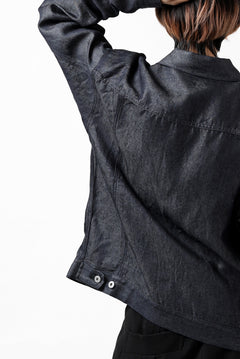 Load image into Gallery viewer, CAPERTICA BIG JEAN JACKET / LINEN DENIM (INDIGO)