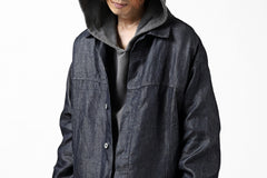 Load image into Gallery viewer, CAPERTICA BIG JEAN JACKET / LINEN DENIM (INDIGO)