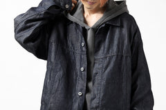 Load image into Gallery viewer, CAPERTICA BIG JEAN JACKET / LINEN DENIM (INDIGO)