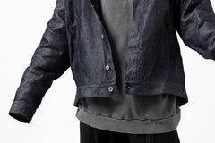 Load image into Gallery viewer, CAPERTICA BIG JEAN JACKET / LINEN DENIM (INDIGO)