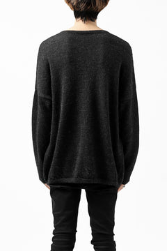 Load image into Gallery viewer, CAPERTICA ALPACA AIR KNIT SWEATER / BABY & FINE ALPACA WOOL (BLACK)