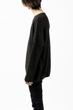 Load image into Gallery viewer, CAPERTICA ALPACA AIR KNIT SWEATER / BABY & FINE ALPACA WOOL (BLACK)