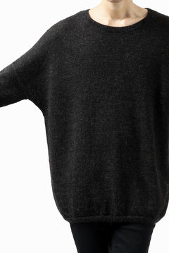 Load image into Gallery viewer, CAPERTICA ALPACA AIR KNIT SWEATER / BABY & FINE ALPACA WOOL (BLACK)
