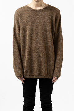 画像をギャラリービューアに読み込む, CAPERTICA ALPACA AIR KNIT SWEATER / BABY ALPACA FINEWOOL (CAMEL)