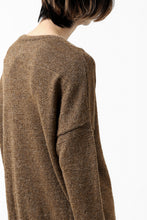 画像をギャラリービューアに読み込む, CAPERTICA ALPACA AIR KNIT SWEATER / BABY ALPACA FINEWOOL (CAMEL)