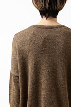画像をギャラリービューアに読み込む, CAPERTICA ALPACA AIR KNIT SWEATER / BABY ALPACA FINEWOOL (CAMEL)