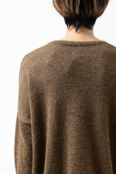 画像をギャラリービューアに読み込む, CAPERTICA ALPACA AIR KNIT SWEATER / BABY ALPACA FINEWOOL (CAMEL)
