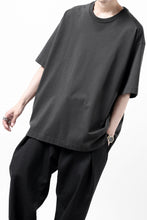 Load image into Gallery viewer, CAPERTICA OVERSIZED H/S TEE / SUVIN COTTON COMPACT JERSEY (CHARCOAL)