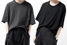 Load image into Gallery viewer, CAPERTICA OVERSIZED H/S TEE / SUVIN COTTON COMPACT JERSEY (CHARCOAL)