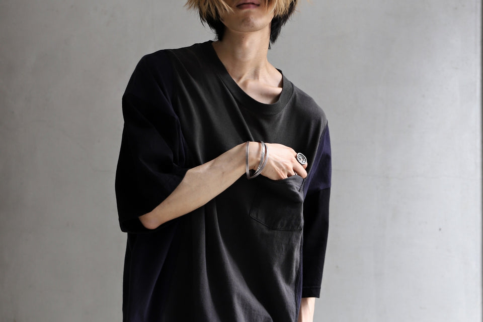 画像をギャラリービューアに読み込む, CHANGES VINTAGE REMAKE MULTI PANEL POC TEE (BLACK #E)
