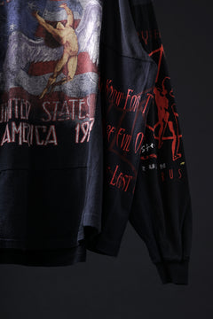 画像をギャラリービューアに読み込む, CHANGES VINTAGE REMAKE QUINTET PANEL LONG SLEEVE TEE (MULTI #C-LZ1)