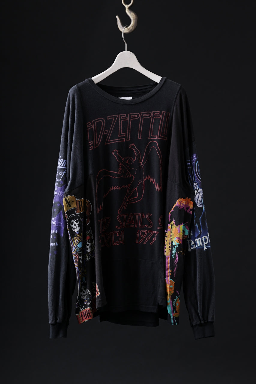 画像をギャラリービューアに読み込む, CHANGES VINTAGE REMAKE QUINTET PANEL LONG SLEEVE TEE (MULTI #E-LZ3)