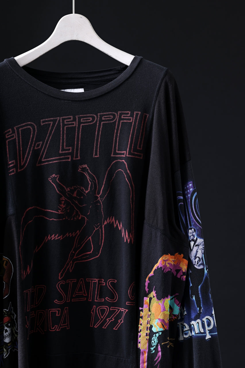 画像をギャラリービューアに読み込む, CHANGES VINTAGE REMAKE QUINTET PANEL LONG SLEEVE TEE (MULTI #E-LZ3)