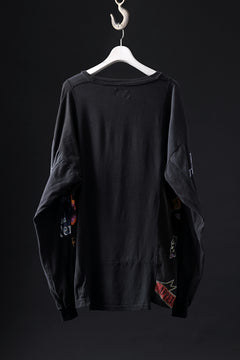 画像をギャラリービューアに読み込む, CHANGES VINTAGE REMAKE QUINTET PANEL LONG SLEEVE TEE (MULTI #E-LZ3)