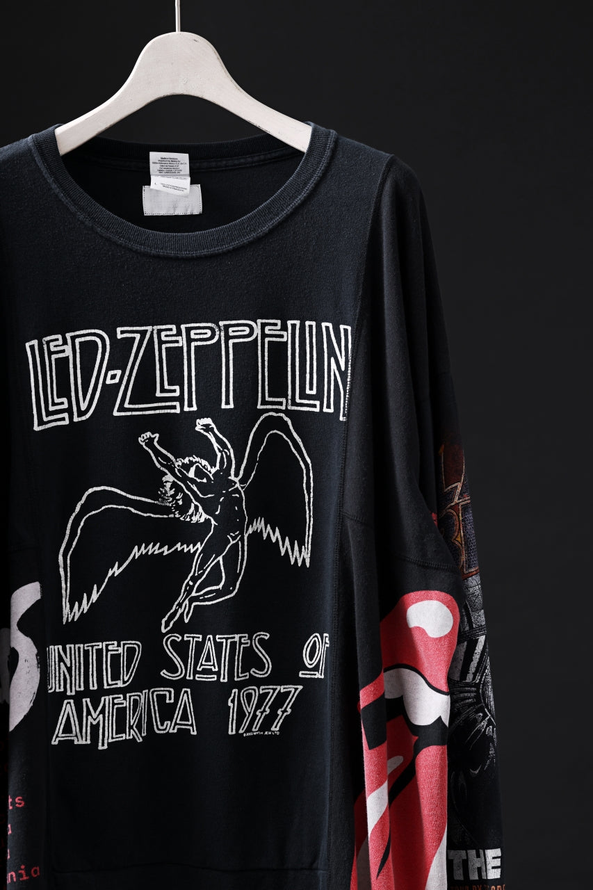 画像をギャラリービューアに読み込む, CHANGES VINTAGE REMAKE QUINTET PANEL LONG SLEEVE TEE (MULTI #G-LZ5)