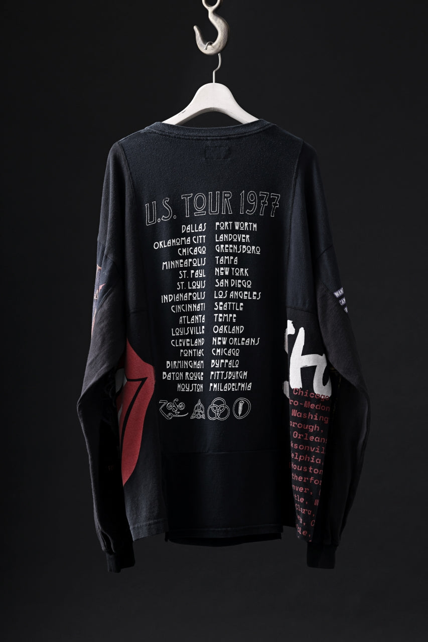 画像をギャラリービューアに読み込む, CHANGES VINTAGE REMAKE QUINTET PANEL LONG SLEEVE TEE (MULTI #G-LZ5)