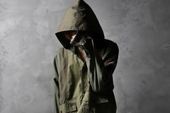 画像をギャラリービューアに読み込む, CHANGES VINTAGE REMAKE MILITARY HOODIE SHIRT-PARKA (KHAKI #B)